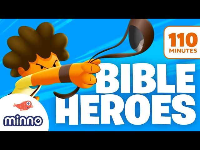 8 EPIC Bible Heroes PLUS 1 Hour of Jesus Bible Stories for Kids