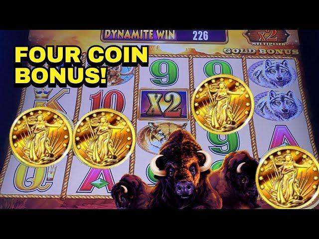 What Will This Four Coin Buffalo Bonus Pay?