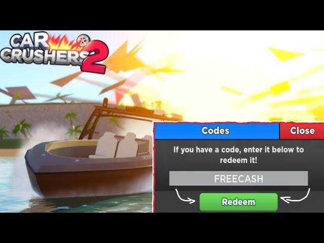 NEW CODES [CAR CRUSHERS 2] UPDATE 48 B