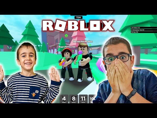 BUĞRA VE BERAT İLE PAİNTBALL OYUNU OYNADIK!! BIG PAINTBALL ROBLOX