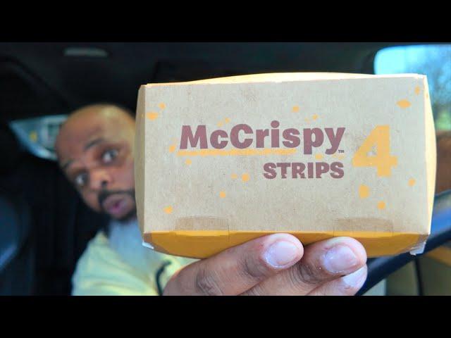 NEW McDonald's McCrispy Strips Review!