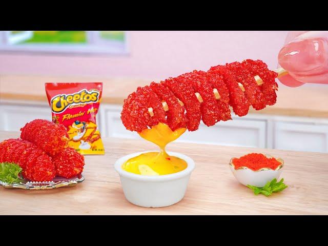  Best Street Food  How To Make Miniature Tornado Potato Cheetos | Tina Mini Cooking