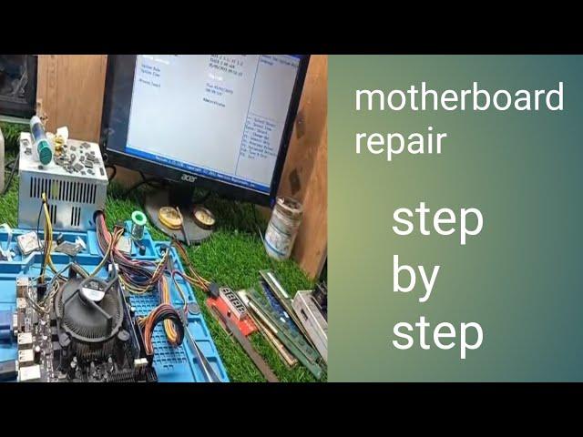 motherboard kaise banaye Hindi me |motherboard repair step by step|repair desktop motherboard