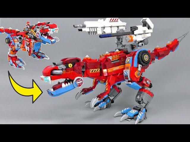 Upgrading a LEGO Mecha T-Rex