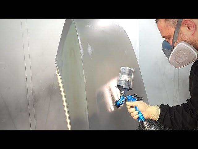 Painting car | Profesional painting Hood wet on wet  | Paint Blending/blend metallic | Iwata Hakone