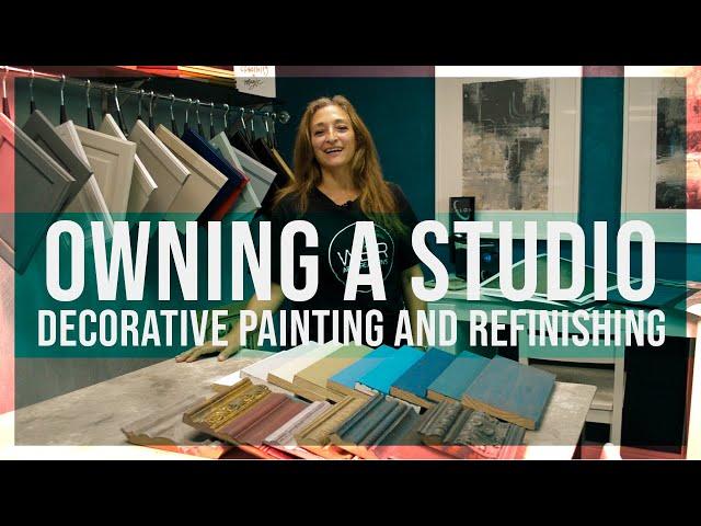 What Its Like Owning a Furniture Refinishing Studio // Weir Art Studio Tour