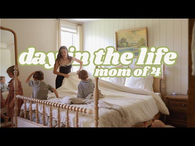 Finding Beauty in the Mundane of Motherhood // Day in the Life of a Homemaker & Mom of 4