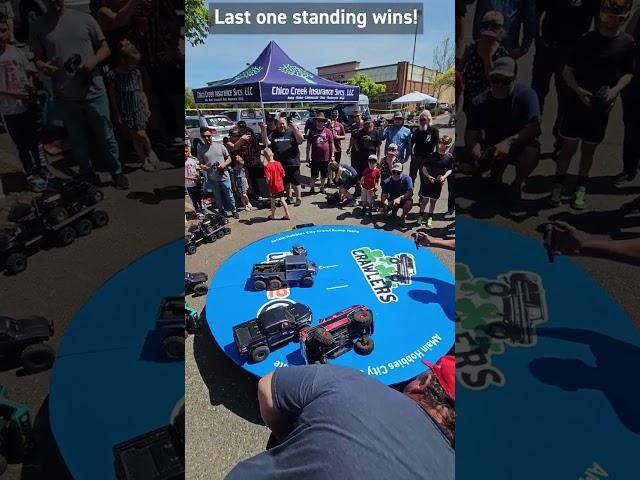 R/C Sumo Table | City Crawl 2023 #amainhobbies #rccars #shorts