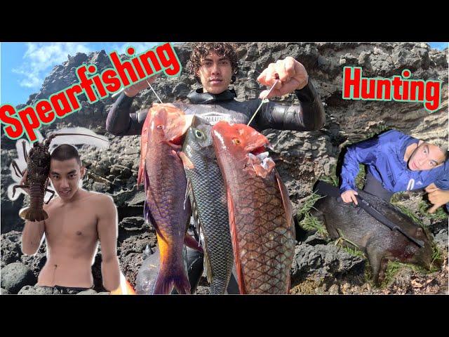 Spearfishing and hunting Hawaii