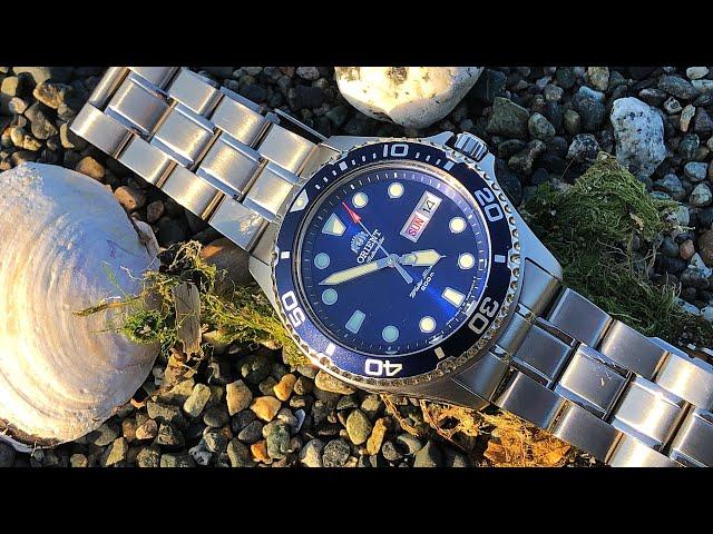 Orient Ray II Dive Watch | The Gorgeous Blue Diver