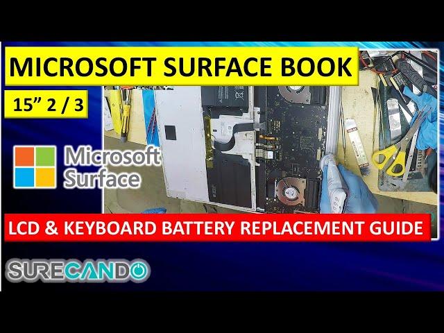 Surface Book 15" (2/3) Double Battery Replacement - What Really Happens