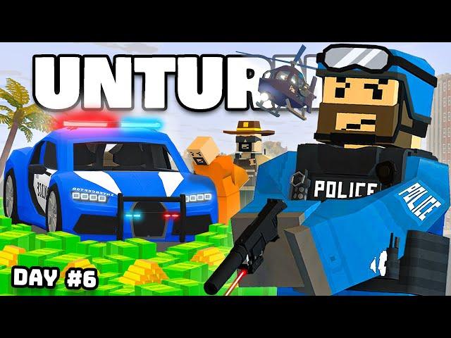 I SPENT 7 DAYS AS A COP IN UNTURNED LIFE RP...