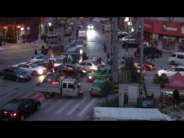 China Traffic.  Could you drive in china? Must see