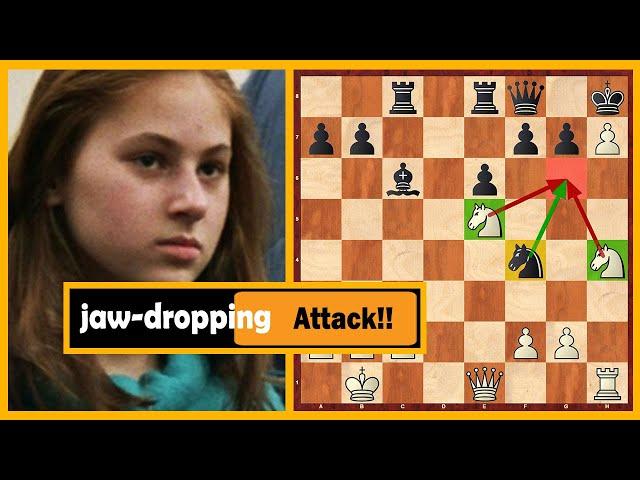 Judit Polgar's Most Brutal Attack Ever