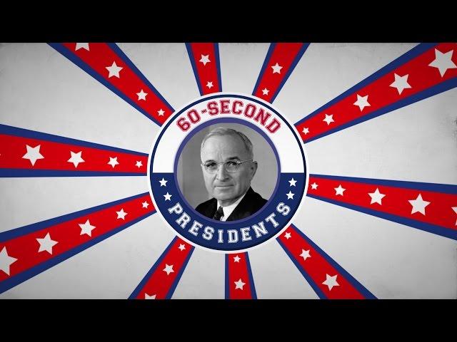 Harry S. Truman | 60-Second Presidents | PBS