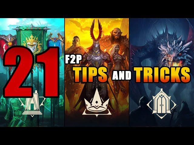 EVERY PLAYER Can Benefit From These 21 F2P TIPS! A Player Guide | RAID: Shadow Legends