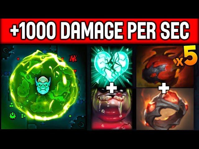 x5 Hearts Necrophos Most Broken Combo in Dota 2  Necro + Pudge +1000 DPS | Dota 2 Gameplay