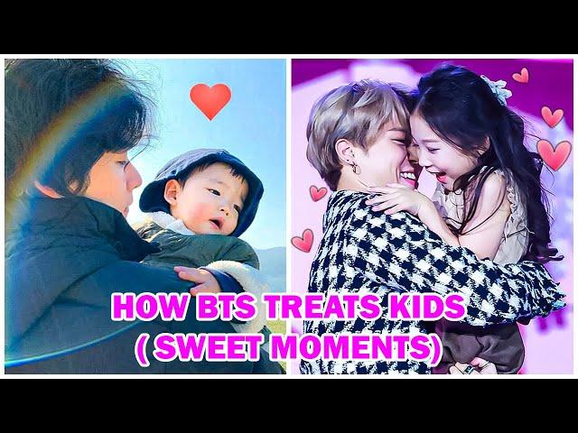 How BTS Treats Kids Sweet Moments