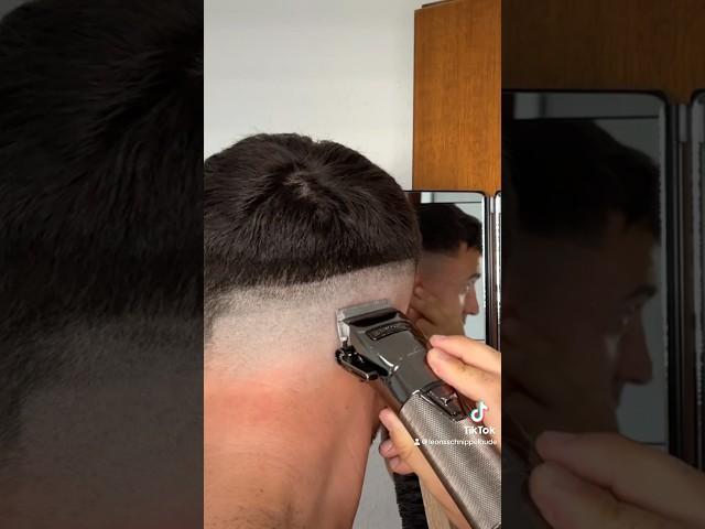 Highfade selfcut Haare selber schneiden Übergang schneiden #barber #haircut #fade #barberlife