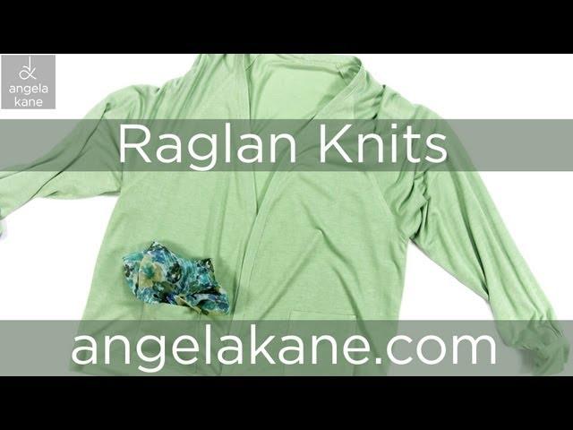 Sewing Patterns for Knits, Easy Fit Raglan Sweater from Angela Kane