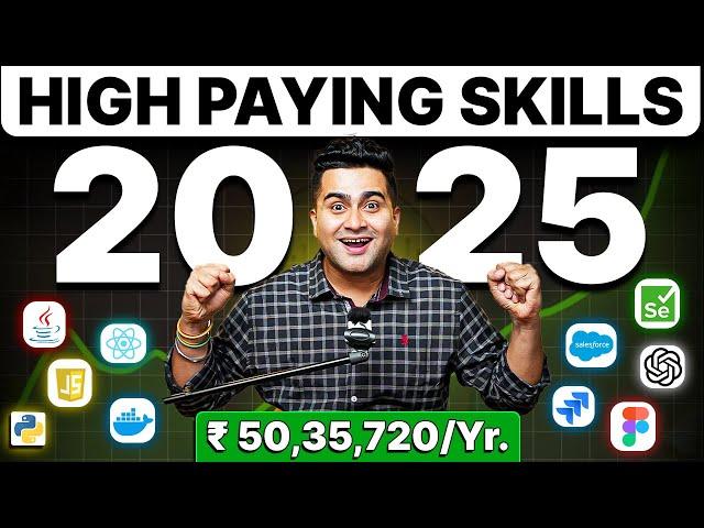 Top 10 HIGH PAYING Tech Skills in 2025 | Salaries, Job Role, Companies, Roadmaps 