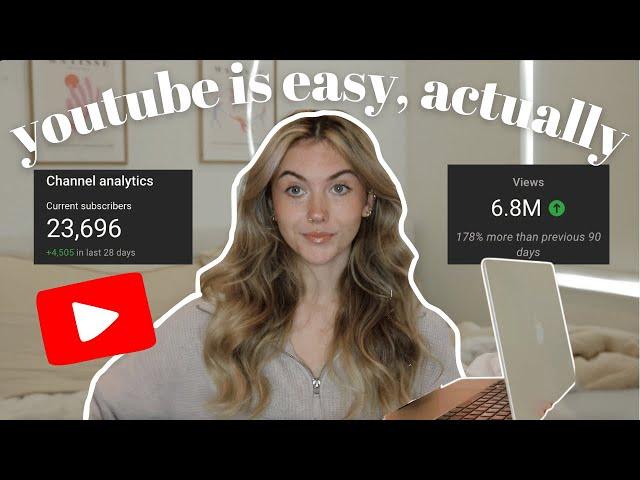 0 to 20,000 SUBSCRIBERS in FOUR MONTHS *How I grew on yotube, the easy way* 