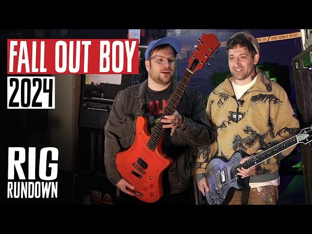 Fall Out Boy Rig Rundown with Patrick Stump, Joe Trohman & Pete Wentz Guitar & Bass Gear Tour