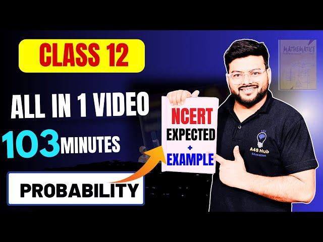 Expected and Repeated Question of Pr I Class 12 I NCERT Expected Questions on Probability