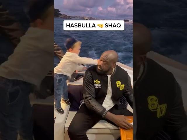 SHAQ and HASBULLA.  #shorts