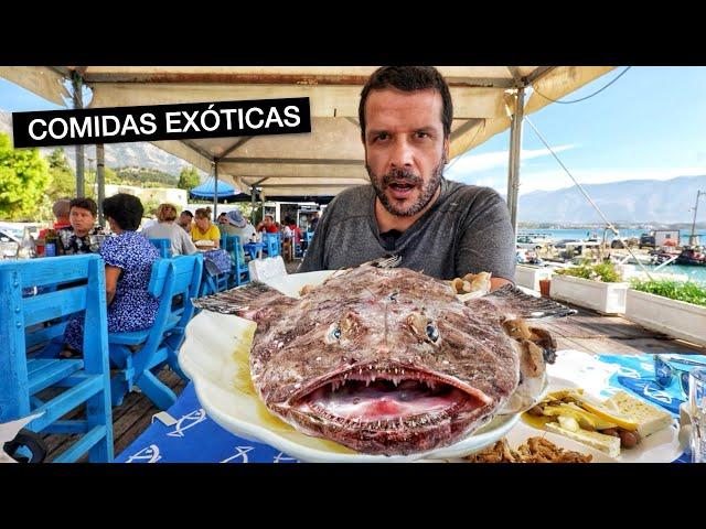 Provando COMIDAS EXÓTICAS na Albânia 