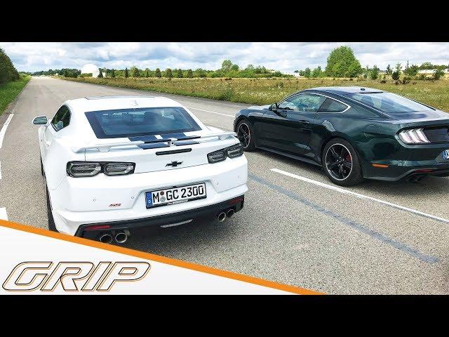 Ford Mustang Bullitt vs. Chevy Camaro I GRIP