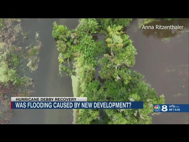 Parrish resident says 6ft flooding in her backyard was from more than just rain