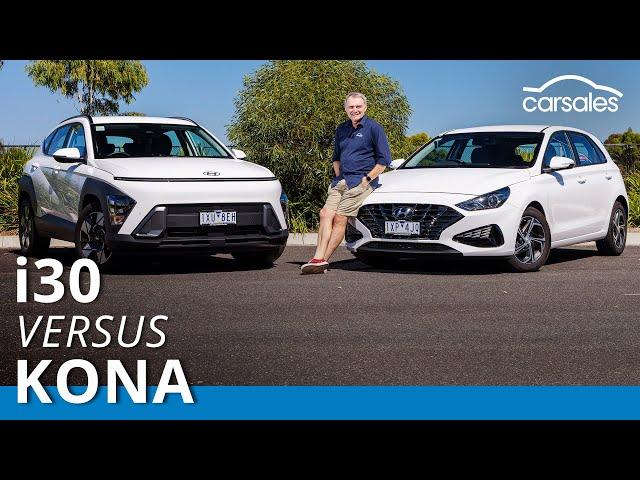 2024 Hyundai i30 v Hyundai Kona Comparison | Outgoing small car and incoming small SUV head-to-head