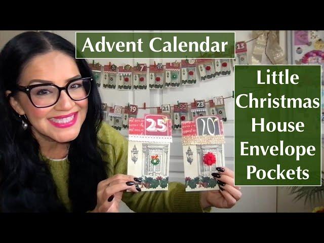 DIY Advent Calendar Using My Little House Envelope Pockets - Christmas Edition