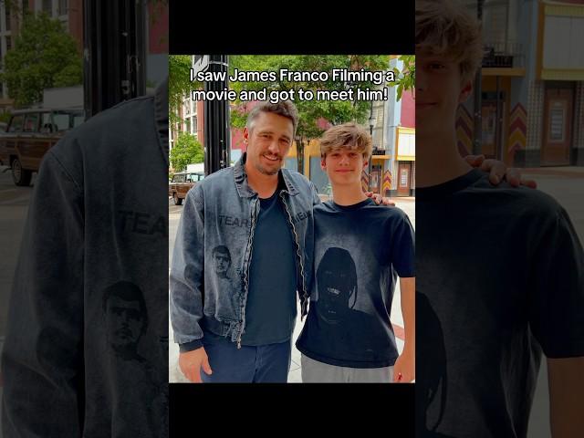 I Snuck onto a move set and met James Franco!