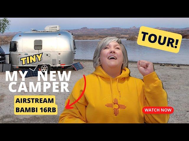 TOUR! MY TINY AIRSTREAM BAMBI 16RB --Towed by a Jeep! Perfect for My Solo RV Life