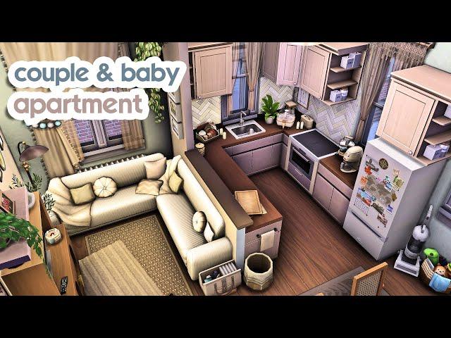 Couple & Baby Apartment | The Sims 4 Speed Build