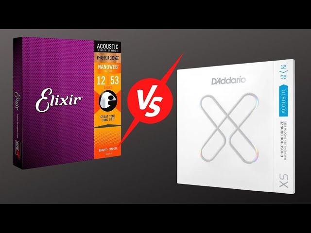 D’Addario XS VS Elixir Nanoweb