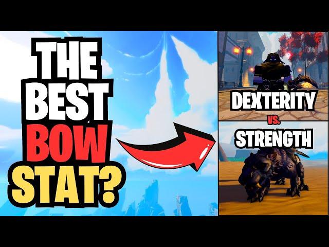 STRENGTH vs. DEXTERITY Bow Stat Test In Devas of Creation | ROBLOX