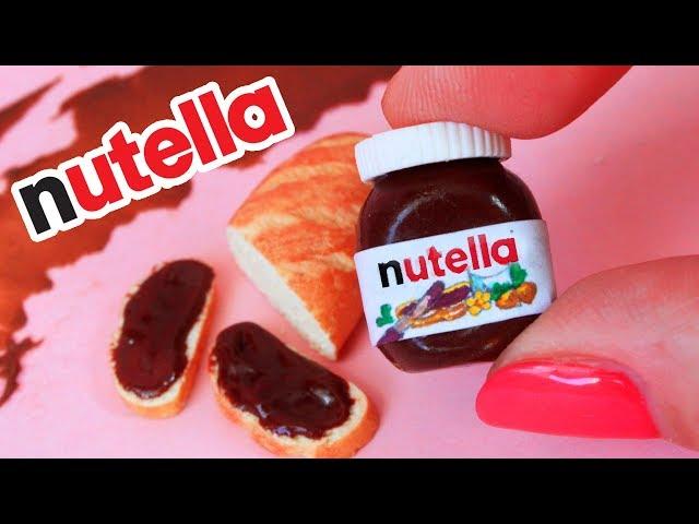 Miniature Nutella  ️ Polymer clay tutorial ️ AnnaOriona