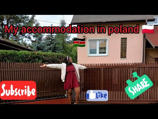 my accommodation in poland #jane in poland #kenyan