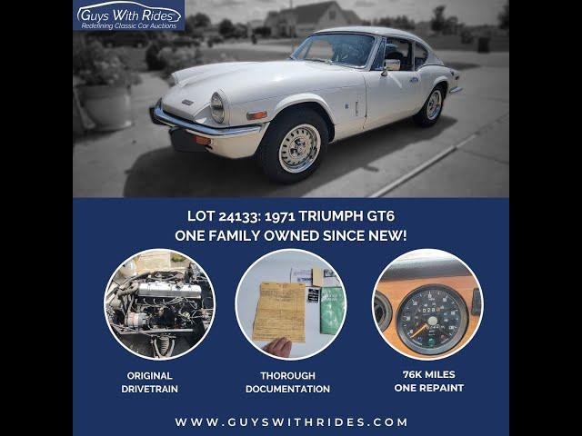 Rare 1971 Triumph GT6 For Sale - Exclusive Look!