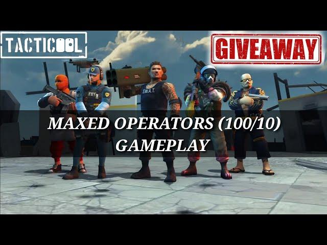 Tacticool: EPIC GAMES - MAXED OPERATORS (100/10) OWEN / SYNDROME / KLAUS GAMEPLAY + GOLD GIVEAWAY