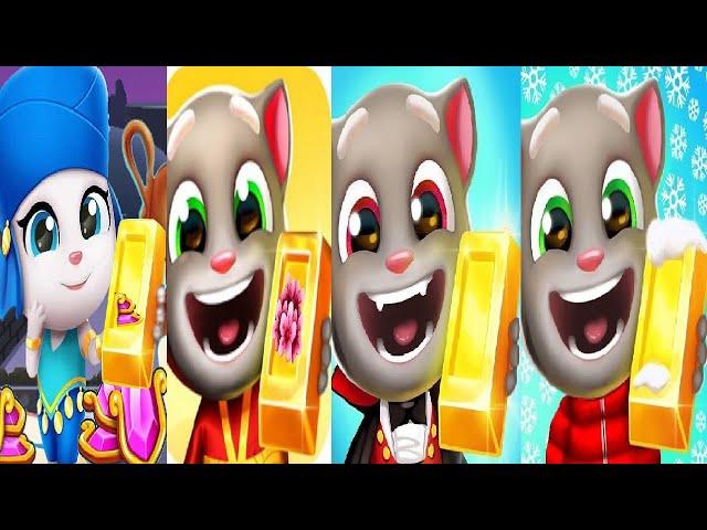 Talking Tom Gold Run New Update Christmas VS Halloween MAGIC WISH EVENT Flower Power Event 2024