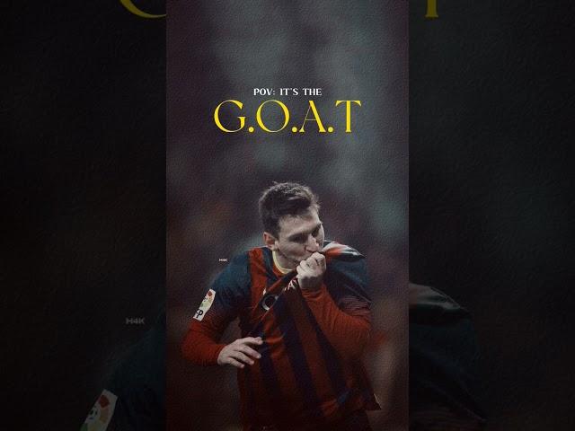 POV:It's the GOAT! #leomessi #messi #lm10 #barcelona #fcbarcelona #psg #football #trending #short