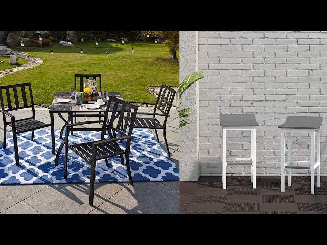 Best Steel-Framed Outdoor Patio Dining Chairs Set | Top 10 Steel-Framed Outdoor Patio Dining Chairs