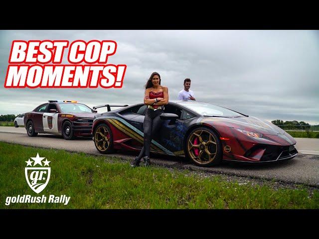 BEST COP MOMENTS OF GOLD RUSH RALLY 2019! Supercar Owners VS. Police, Cop vs Cop, Alex Choi, & MORE!