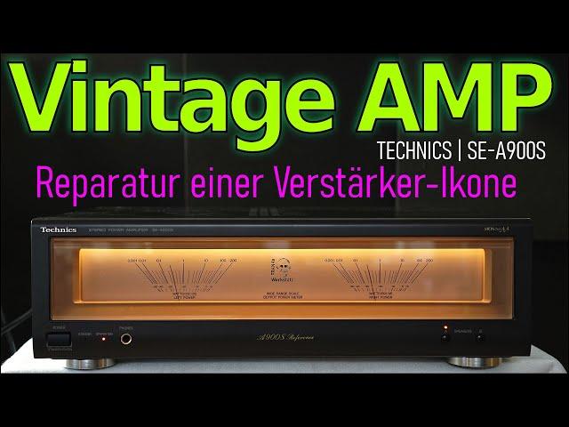 WIEDERBELEBEBUNG |  Ist die Technics SE-A900S Endstufe zu retten? | #vintagehifi #DIY