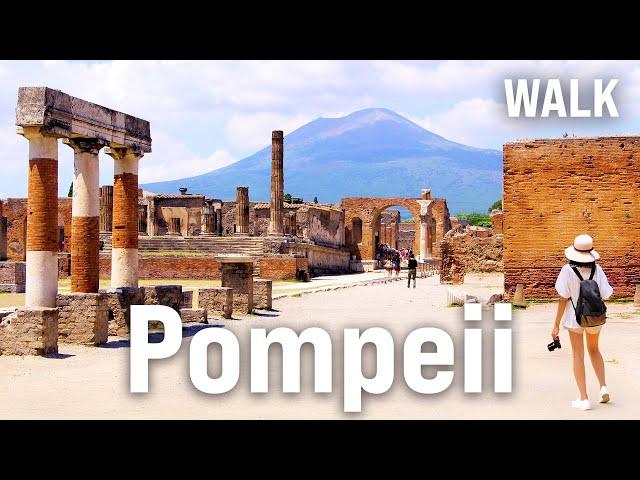 POMPEII, Italy 4K Walking Tour | UNESCO World Heritage with Captions [4K Ultra HD/60fps]