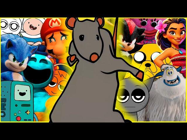 RAT DANCE Meme Song (Movies, Games and Series COVER) feat. Sprunki